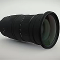 Black Professional Digital Camera Telephoto Zoom Lens With Smooth Control Rings