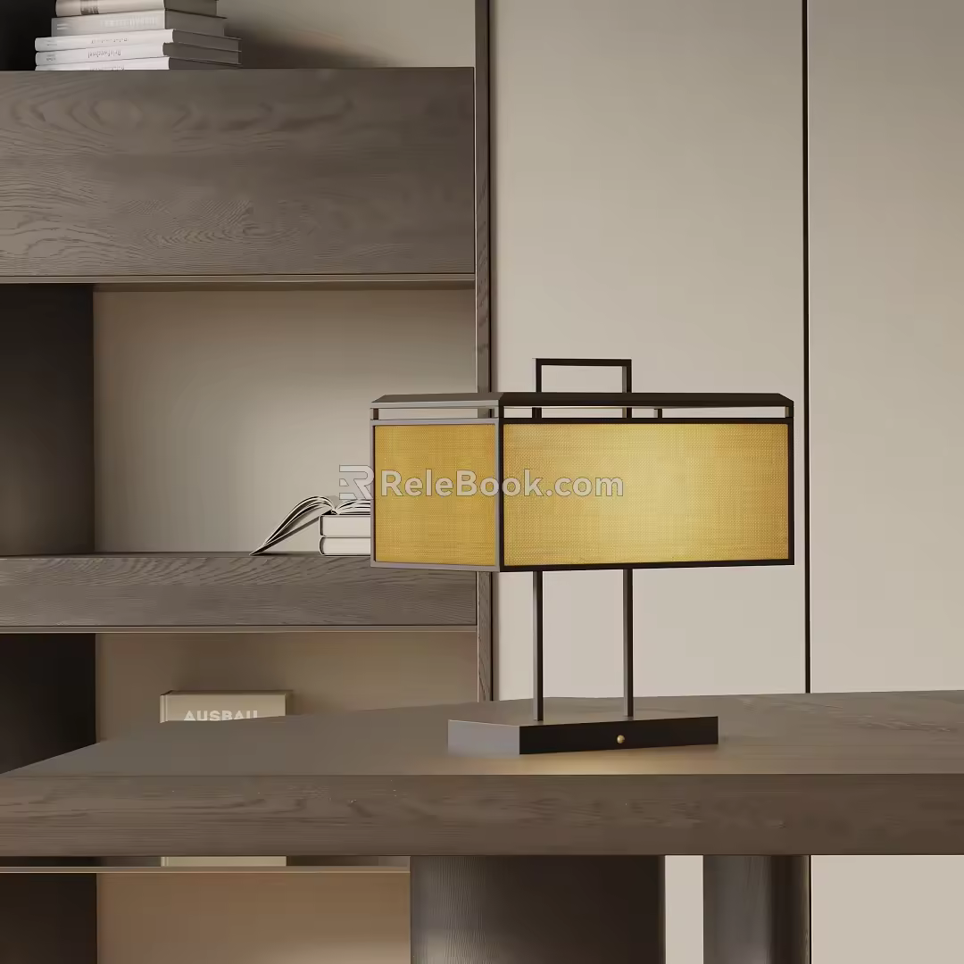 Modern table lamp 3d model