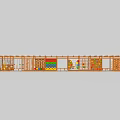 Wooden Adventure Path Playground Equipment With Climbing Net And Colorful Interactive Features