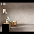 Modern Console Table And Sideboard Entryway Design With Wooden Storage And Decorative Plants