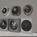Modern Mickey Mouse Themed Washing Machines with Wall Mounted and Floor Standing Designs