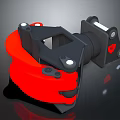 Durable Safe Playground Equipment With Red Black Design For Kids Outdoor Use