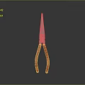 Pipe pliers vise bench vise wrench tool hardware tool processing tool furniture 3d model