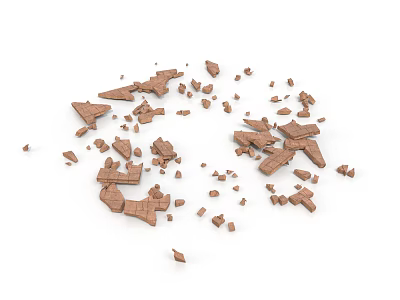 Broken Pottery Pieces Pottery Pieces Pottery Pieces Pottery Pieces Pottery Pieces Pottery Clay Clay Pottery Utensils Ancient Pottery Ancient Pottery 3d model