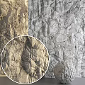 Rock Surface Texture Comparison And Detailed Closeup 3d model