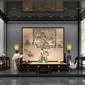 New Chinese Exhibition Hall Museum Song Dynasty Scene 3d model