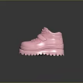 Pink Platform Shoes for Women with Chunky Sole and Adjustable Straps Stylish Casual Footwear