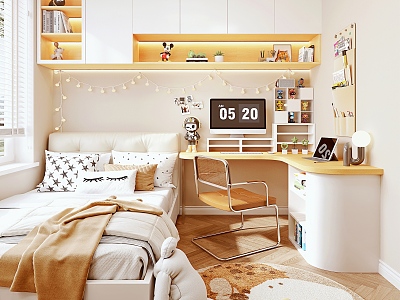 Modern Children's Room 3d model