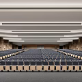 Modern Conference Hall Multi-function Hall Report Hall 3d model
