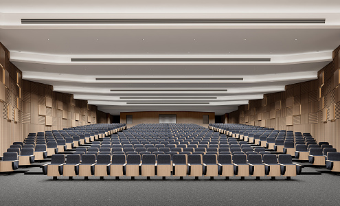 Modern Conference Hall Multi-function Hall Report Hall 3d model