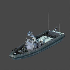 Modern Patrol Boat 3d model