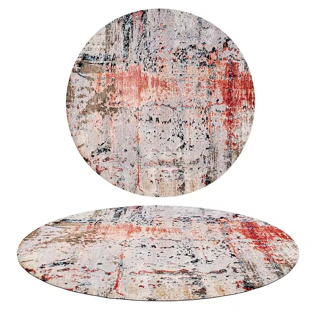New Chinese Style Simple Carpet Simple Carpet 3d model