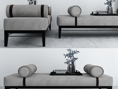 Modern sofa stool sofa model