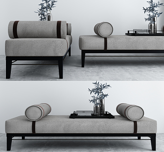 Modern sofa stool sofa 3d model