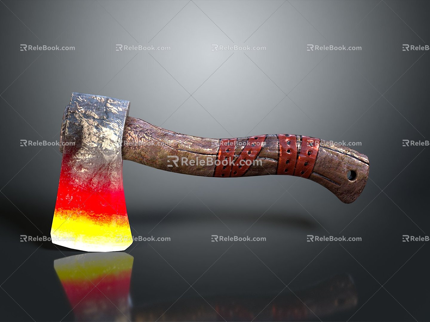 Tomahawk Axe Wooden Axe Handle Axe Mountain Axe Chopping Wood Axe Chopping Wood Axe Magic Axe 3d model