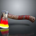 Tomahawk Axe Wooden Axe Handle Axe Mountain Axe Chopping Wood Axe Chopping Wood Axe Magic Axe 3d model