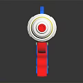 Colorful Red Blue Yellow Toy Gun with Lightning Design for Children Playtime