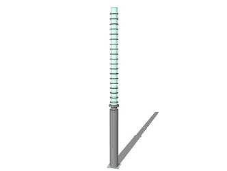 modern street lamp 3d model
