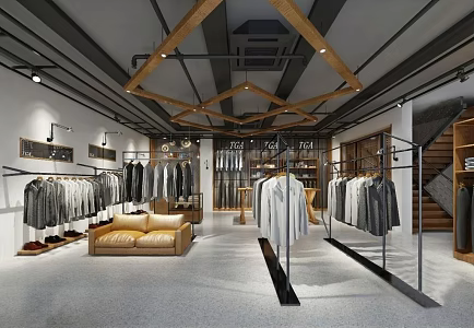 Clothing Store 3d model