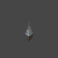 Military Submarine With Gray And Brown Hull Deck Structures And Conning Tower