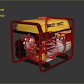 ESKO 1200W Portable Yellow and Black Generator With Control Panel And Metal Frame
