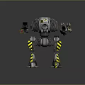 Mech Warrior Mech Soldier Machine Battlearm Mechanical Battlearm Machine Fighter Robot 3d model