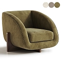 Moriah modern single sofa 3d model