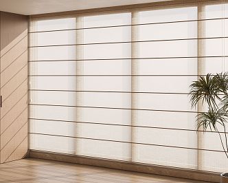 Modern Shangri-La Curtain Venetian Blinds Roller Blinds Gauze Blinds Dream Blinds 3d model