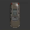 Volvo Silver Station Wagon With Sleek Modern Exterior Design And Reflective Surface