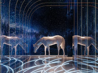 Modern Exhibition Hall Science and Technology Exhibition Hall 3d model