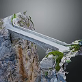 modern road overpass highway expressway 3d model