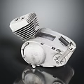 High Quality Automotive Engine Parts Metal Cylinder Head With Cooling Fins For Car Repair