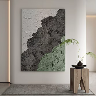 modern decorative painting 3d model