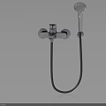 Chrome Plated Handheld Shower Head Hardware Tool With Modern Design And Durable Structure