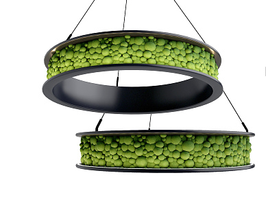 Modern chandelier plant chandelier 3d model