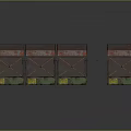 Colorful Metal Frame Construction Elements With Red Green Panels And Multiple Units