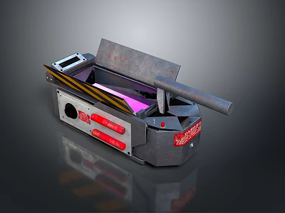 Tool Box Iron Box Iron Box Iron Trunk Box Luggage Leather Box Leather Box Container 3d model