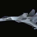Camouflage Painted Fighter Jet With Sleek Aerodynamic Design And Modern Military Features