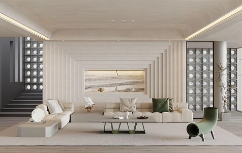 The Silent Living Room 3d model
