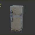 Vintage White Desktop Computer Case With Retro Design And Classic Old Style Look