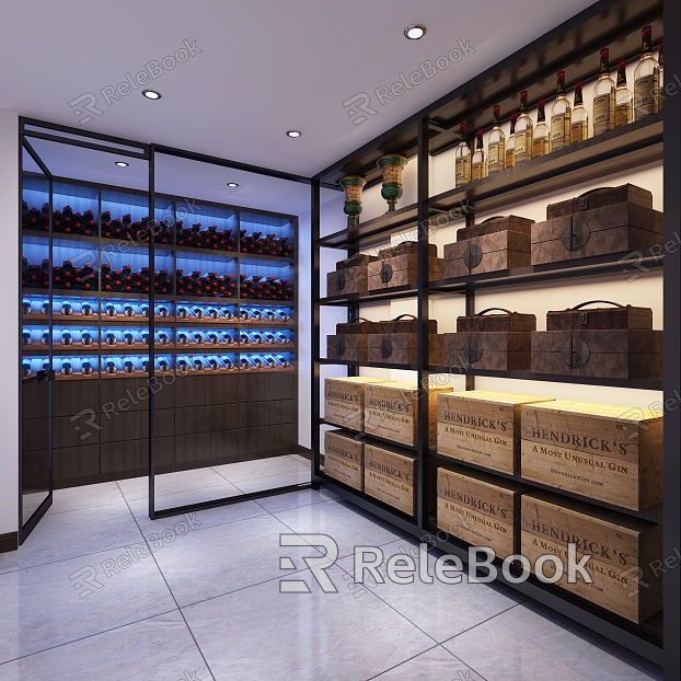 Modern Wine Cellar model