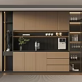 Modern Open Kitchen Interior Design With Island Counter And Wooden Cabinets