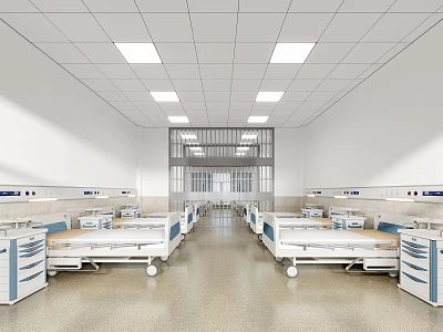 hospital ward 3d model