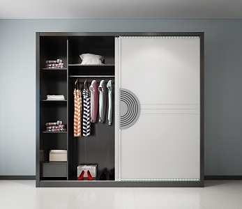 Modern wardrobe 3d model