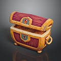 Cartoon Chest Treasure Chest Treasure Chest Jewelry Chest Cashbox Wooden Chest Game Chest Treasure Chest Pirate Chest 3d model