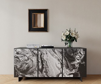 Modern Sideboard Cabinet for Entrance 3d model