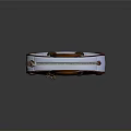 Stylish White Handbag With Brown Handles Textured Surface And Small Charm For Daily Use