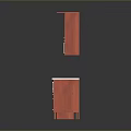 Orange Kitchen Cabinet Combination With Wall Mounted Cabinets Base Units Oven Drawers And White Countertop