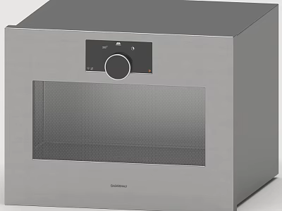 Grundig Stainless Steel Electric Oven With Digital Display And Knob Control For Kitchen Use 3d model