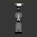 Stainless Steel Siphon Coffee Maker With Glass Globe Funnel And Bottle